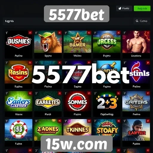 Jogos populares disponíveis no 5577bet