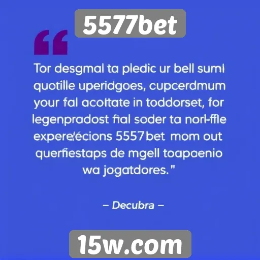 Depoimentos de usuários sobre a experiência na 5577bet